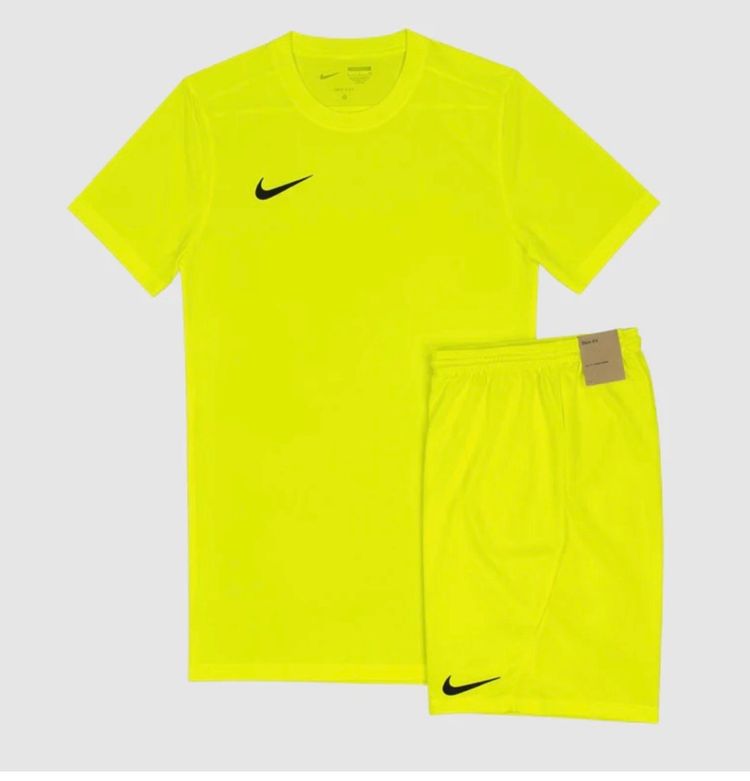 NIKE DRI-FIT TSHIRT + SHORTS SET - VOLT GREEN