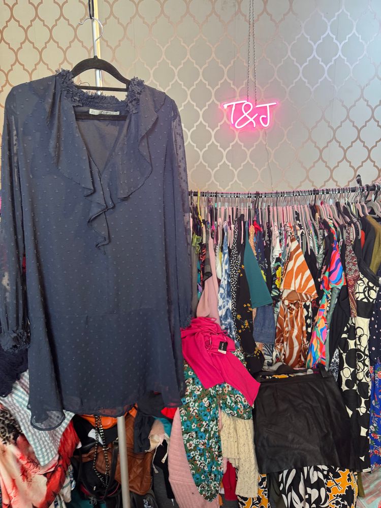 Zara Basic Collection Navy Blue Dress size small