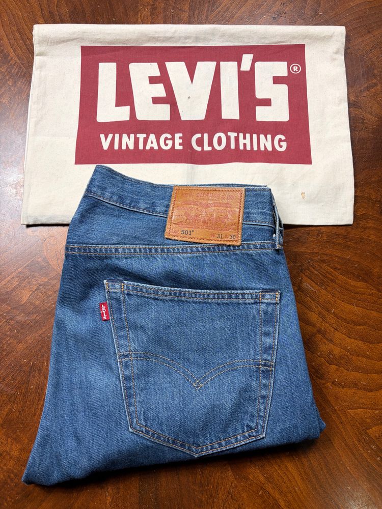 Levi'S 501 blu bigE premium quality w31