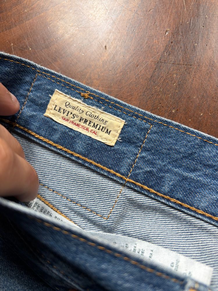 Levi'S 501 blu bigE premium quality w31 image 5