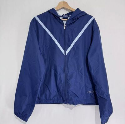 Navy LA Gear Tracksuit Jacket Ladies Size 18 Lightweight Womens Sports Coat Top