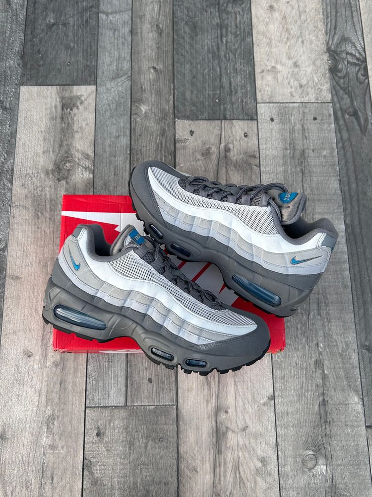 Nike Air Max 95 OG BIG BUBBLE Trainers - ‘Smoke Grey Blue’ - Size UK 6 (EU40) image 1