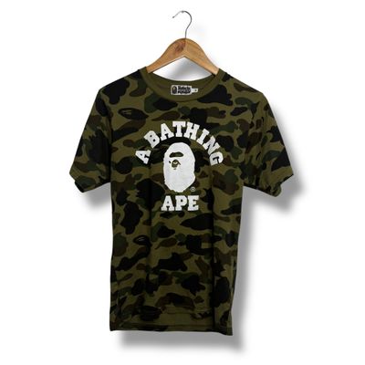A Bathing Ape Graphic T-shirt Green small