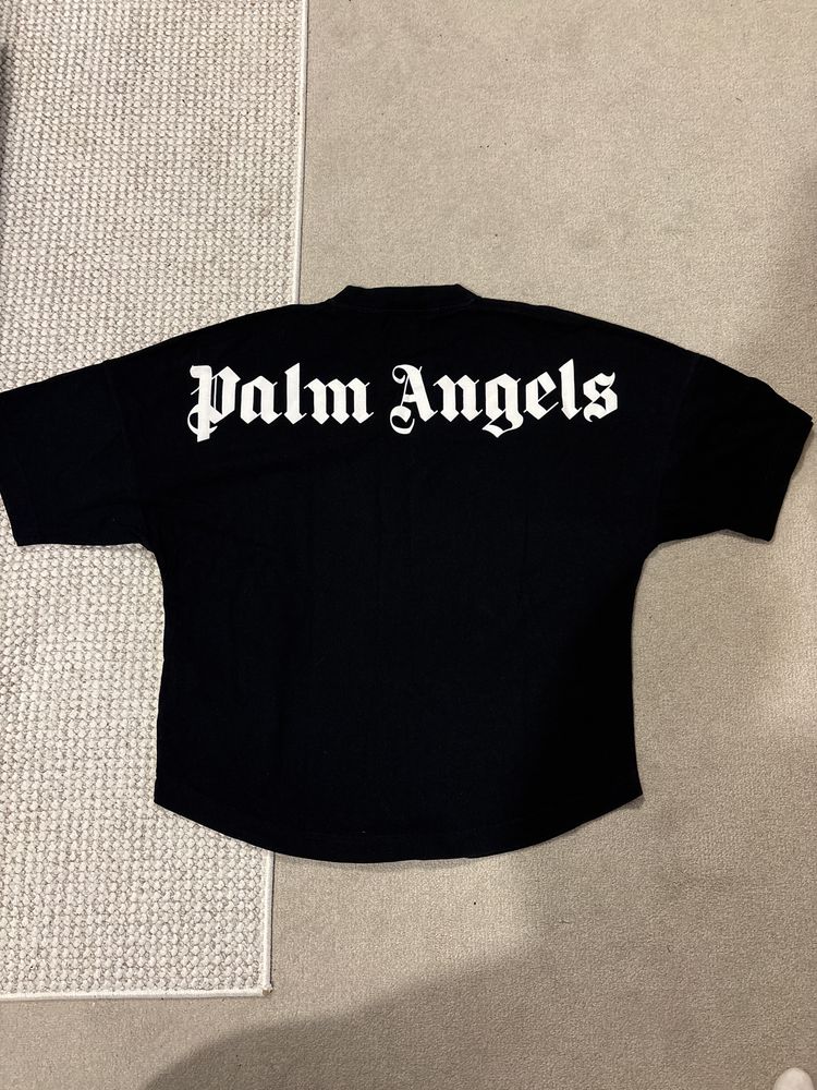 Palm Angels Black Back Print  T-Shirt Small