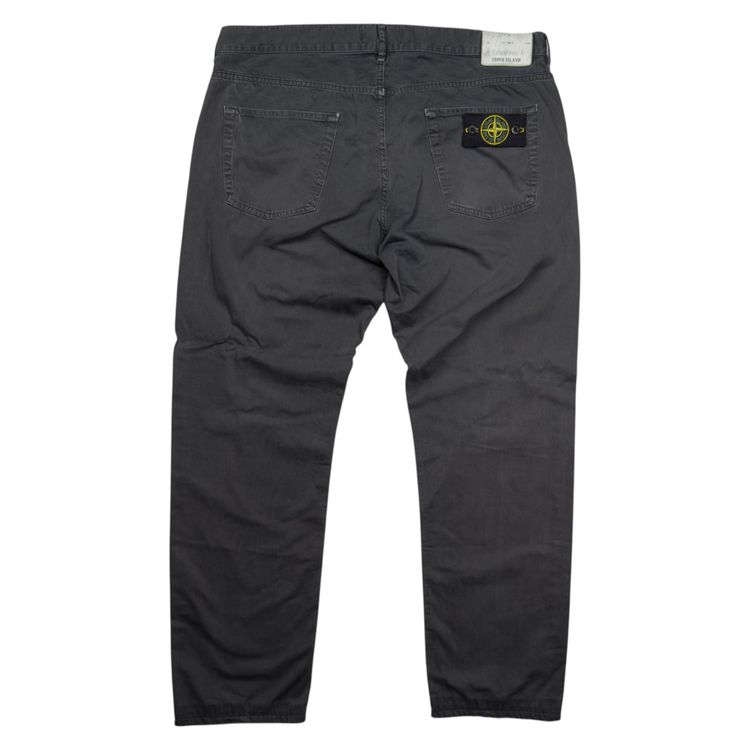 S/S 15 Stone Island RE-T Regular Tapered Cotton Trousers - Charcoal Grey image 1
