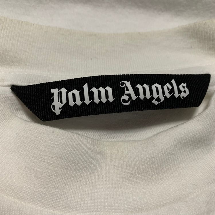 Palm Angels Small Boulevard Palm Tree White Tee imagen 6