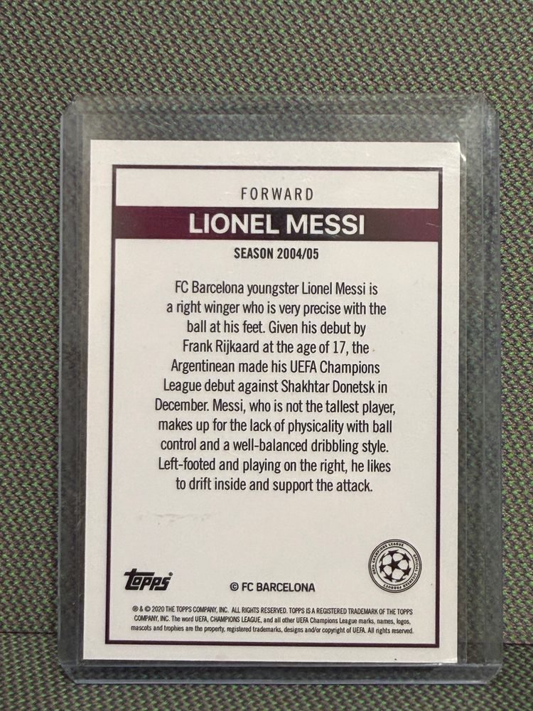Topps Lionel Messi The lost Rookie  obraz 2