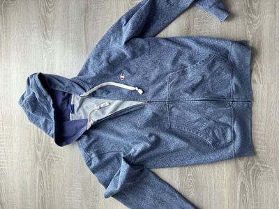 Blue Zip-Up Hoodie