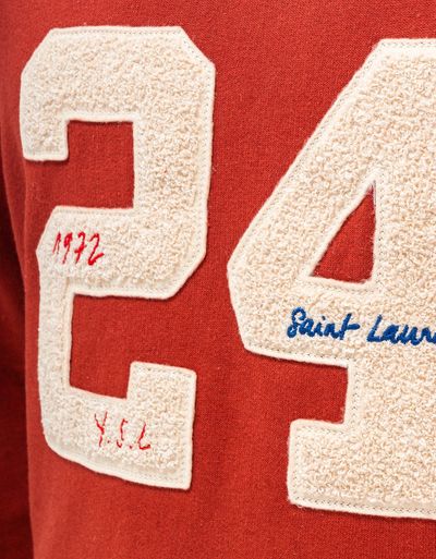 Saint Laurent Red 24 Saint Laurent Sweatshirt 2