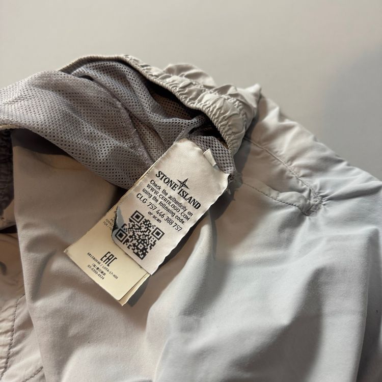 Stone Island Light Blue Cotton Swim Shorts - Medium imagen 3