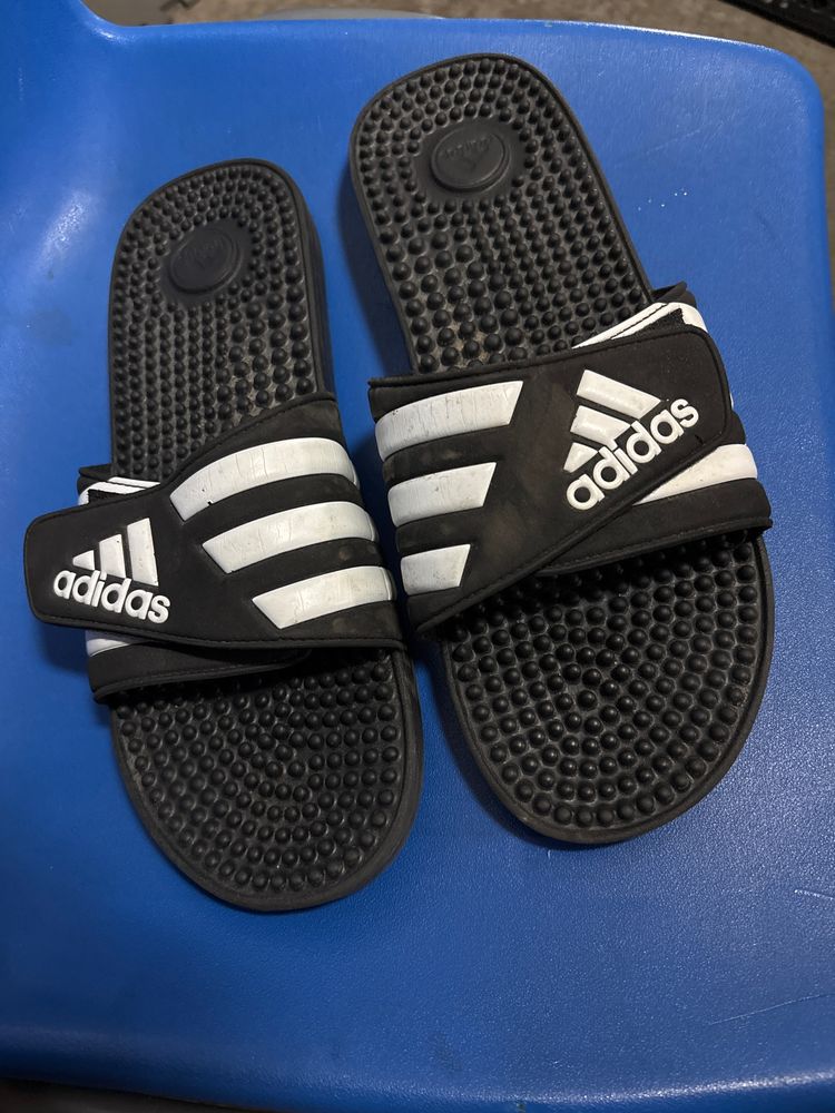 Adidas Originals Adidas Black And White Slide Sandals product image