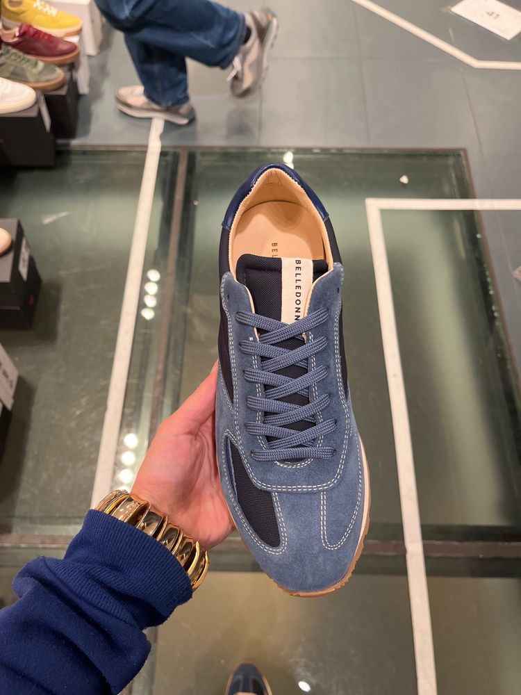 B6 blu cuir et nylon  obraz 2