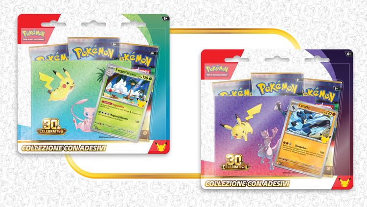 Blister 3 bustine 30esimo pokemon