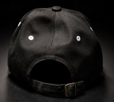 Black Baseball Cap With Pink Embroidery image 3