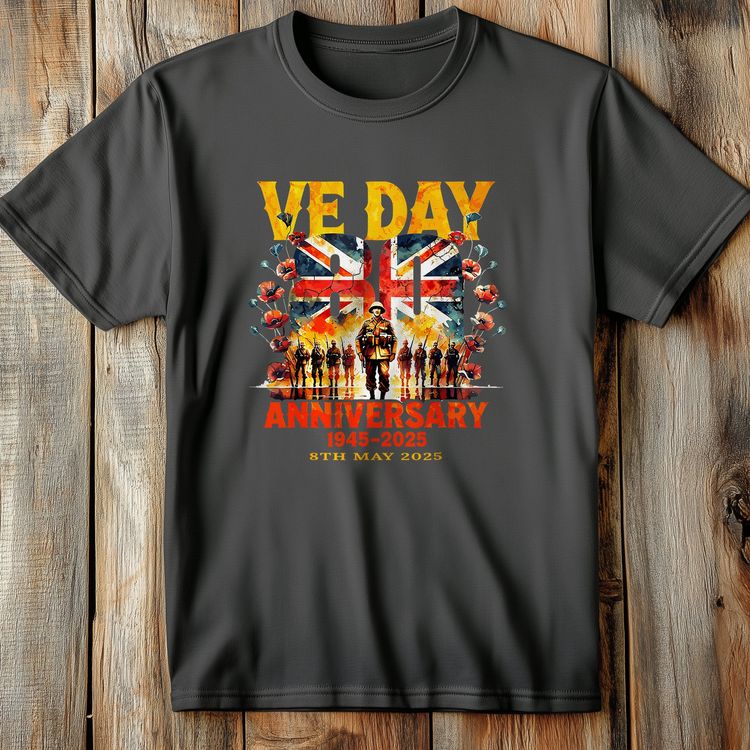 Ve Day Uk 80Th T-Shirt image 4