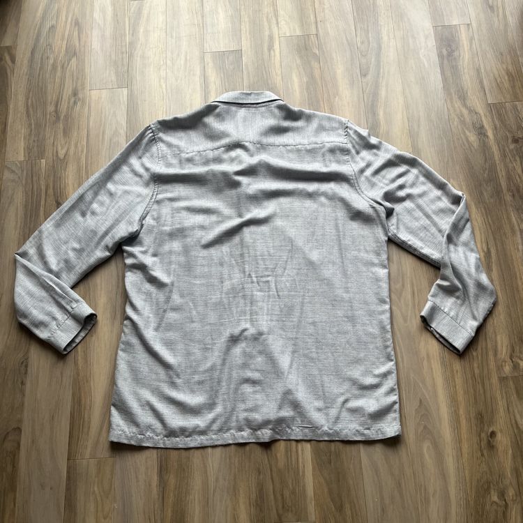 x3 Long Sleeve Shirts, Various Brands, Black Grey Blue image 4
