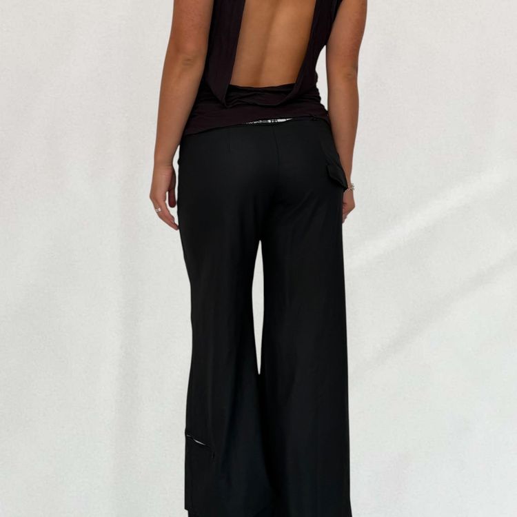 Cop Copine pouch detail trousers