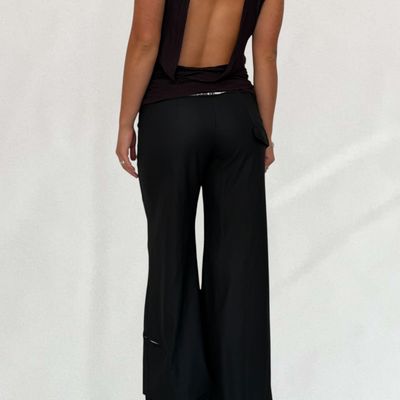 Cop Copine pouch detail trousers