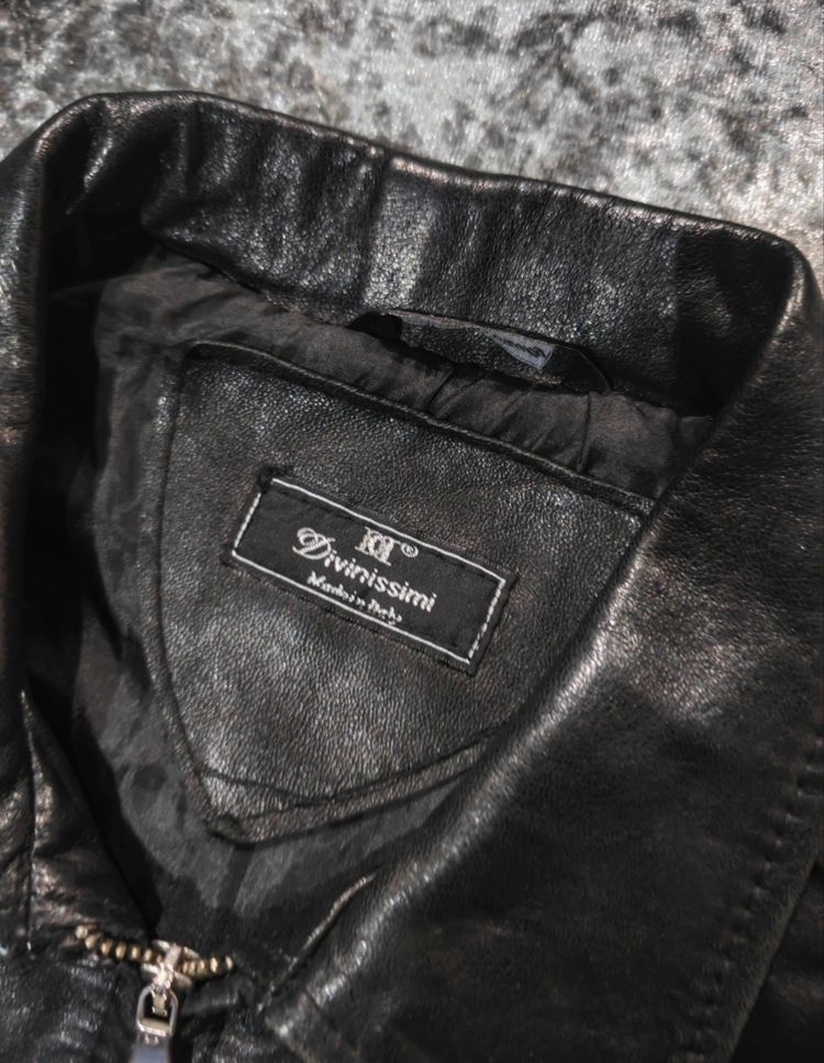 Divinissimi Black Leather Jacket 2