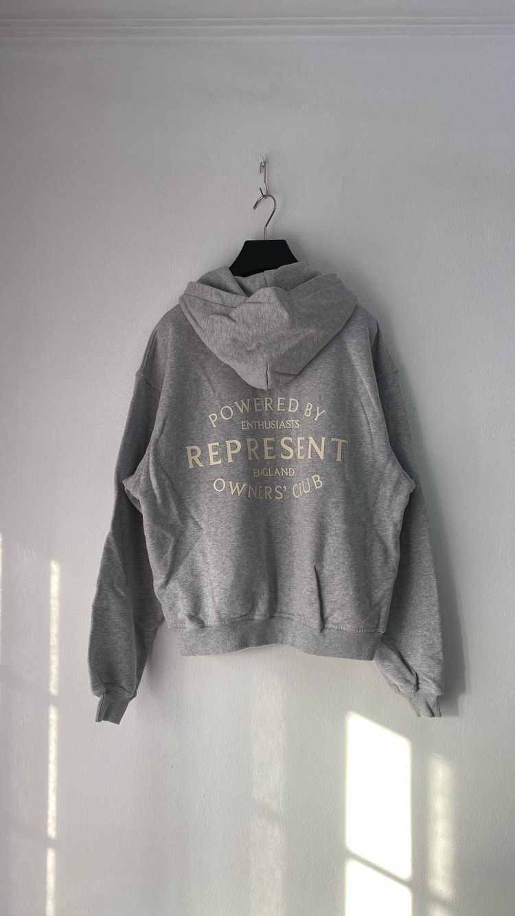 Represent grey owners club zip up - M`
