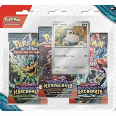 Pokemon - Blister 3 Bustine + 1 Card - Crepuscolo Mascherato - ITA