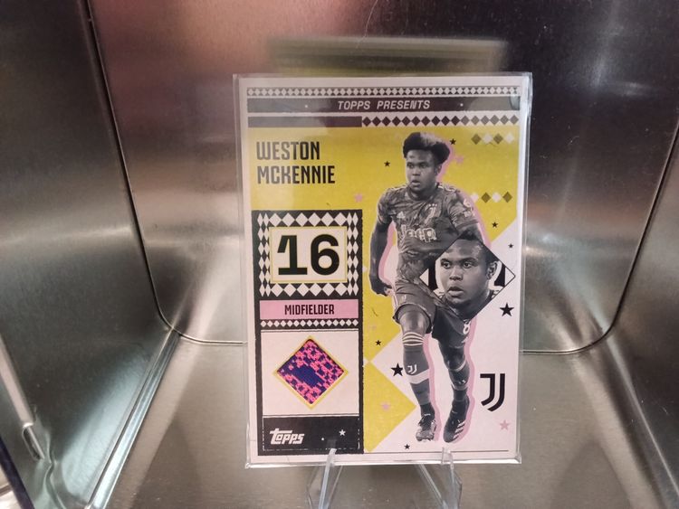 Weston Mckennie  patch match worn