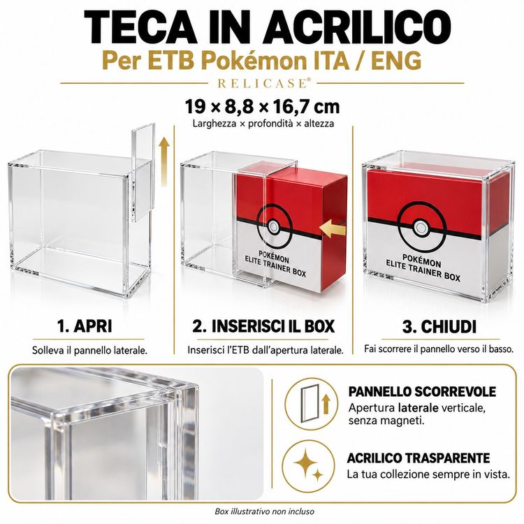 RELICASE TECHA PER POKEMON ETB ITA/ENG image 2