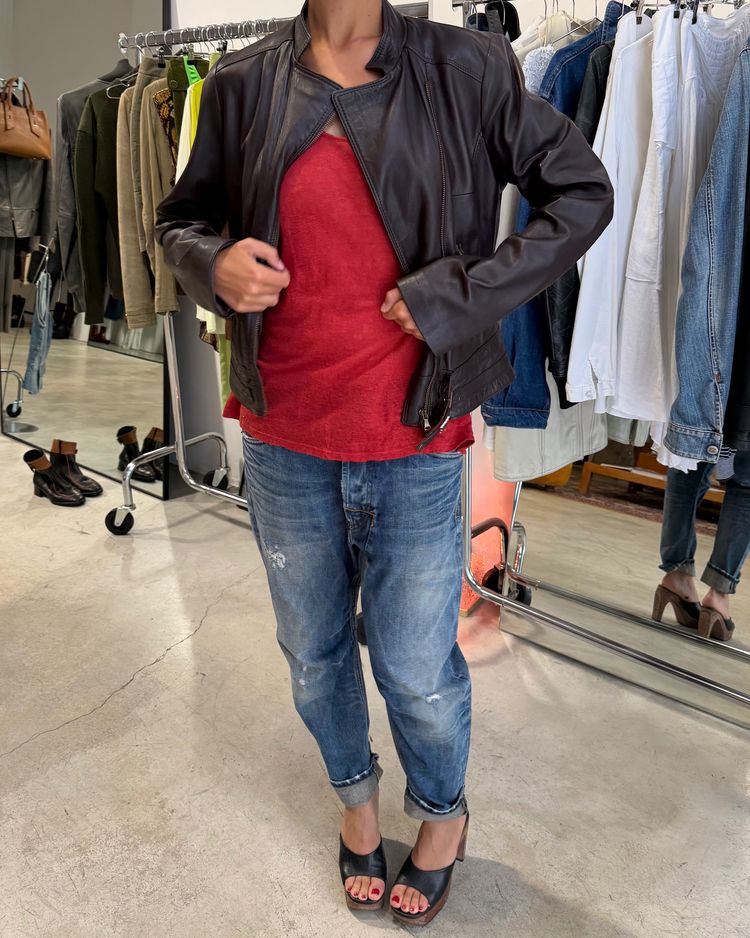 The Ella leather jacket image 3