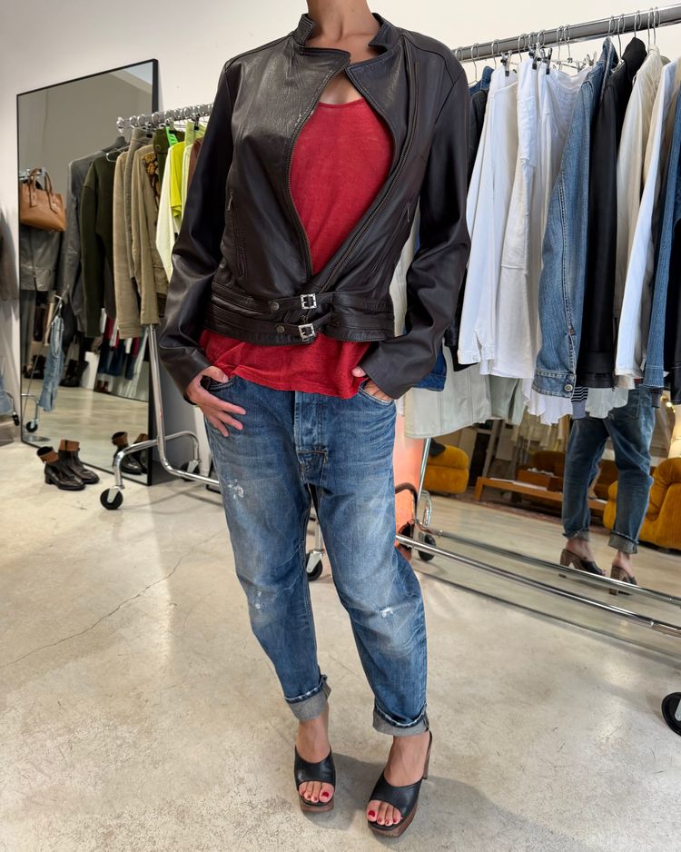 The Ella leather jacket image 4