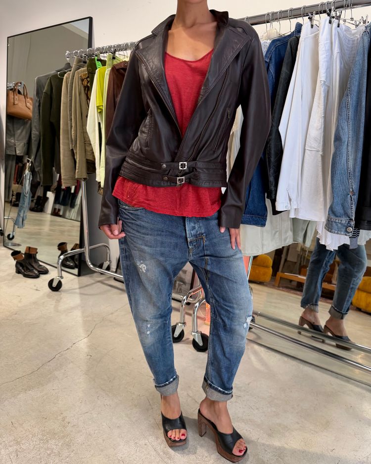 The Ella leather jacket image 6