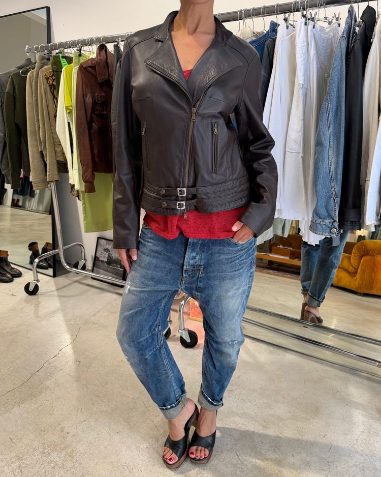 The Ella leather jacket image 7