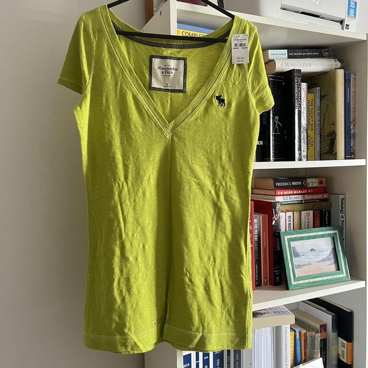 Abercrombie & Fitch Women's Green T-shirt