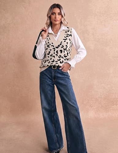 Immagine di Leopard Print Knit Vest 2