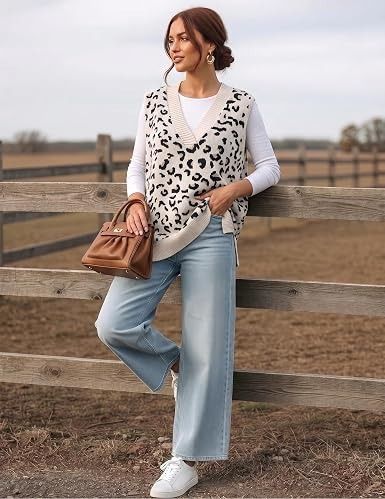 Immagine di Leopard Print Knit Vest 4