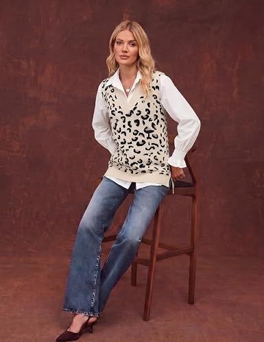 Immagine di Leopard Print Knit Vest 5