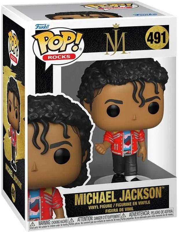 Funko Pop Rocks Michael Jackson Beat It MJ Figure 491