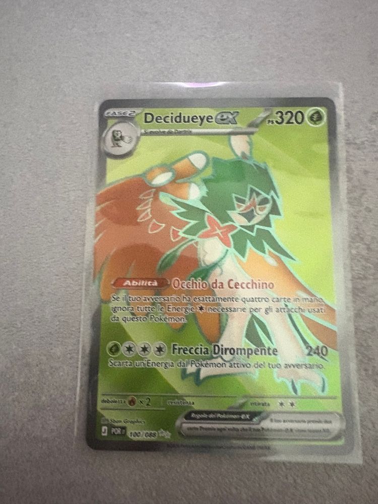 Immagine di Decidueye Ex Pokémon Card 1