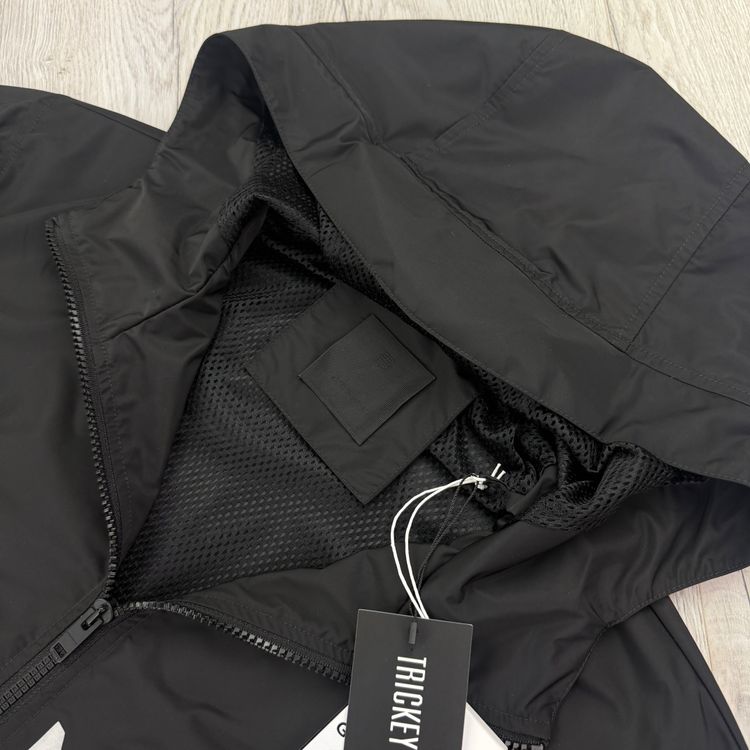 Givenchy Men’s Black Zip-up Windbreaker Jacket - 44 (S/M) obraz 13