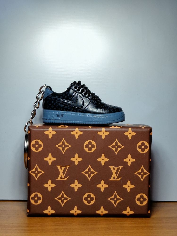 Black Louis Vuitton Sneaker Keychain