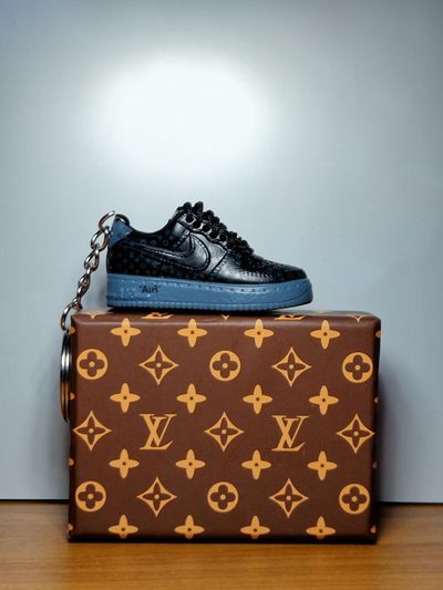 Black Louis Vuitton Sneaker Keychain