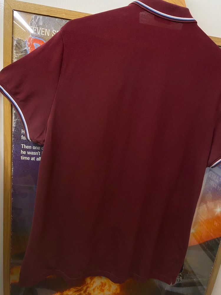 SS2019 Moncler Contrast Trim Tricolour Polo Shirt obraz 8