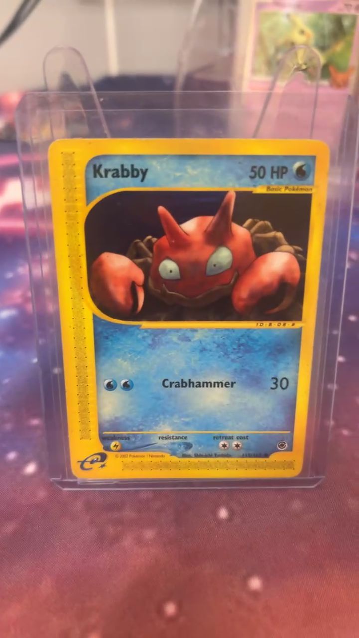 Pokemon Krabby 115/165 [e-Series] image 1