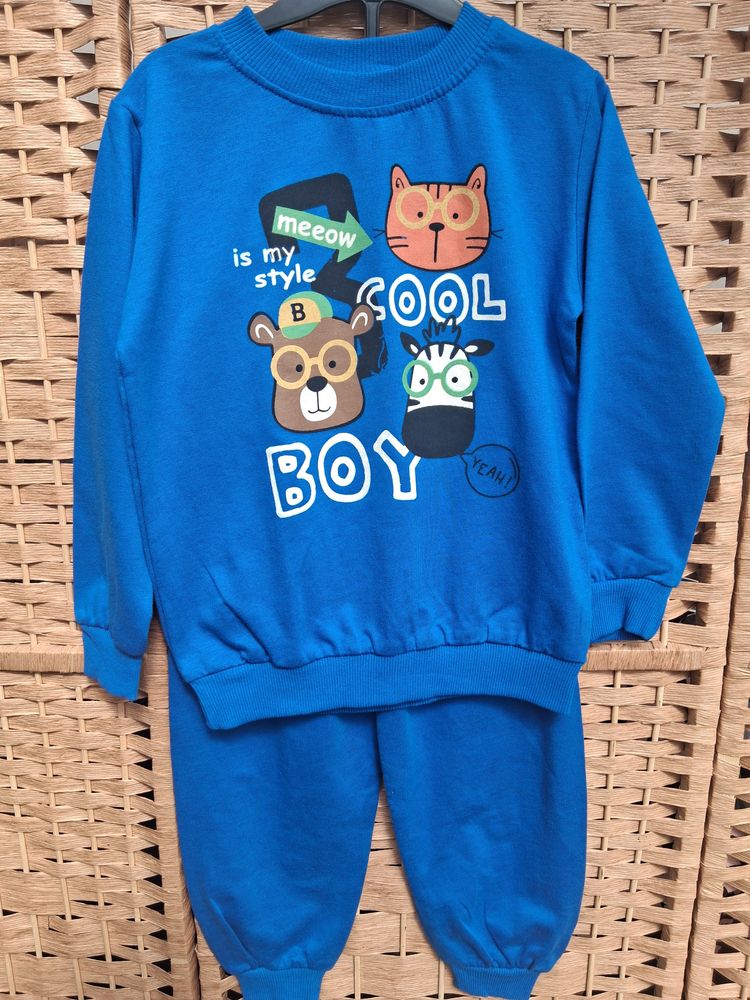 Immagine di Blue Kids Sweatshirt And Pants Set 4
