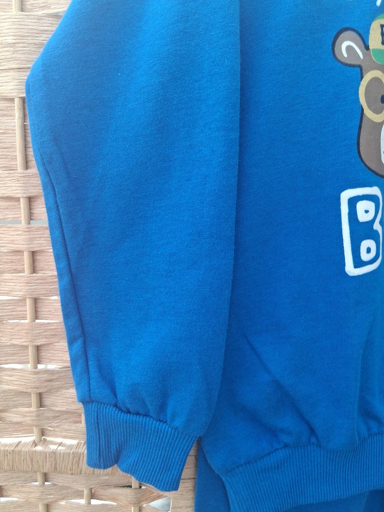 Immagine di Blue Kids Sweatshirt And Pants Set 9