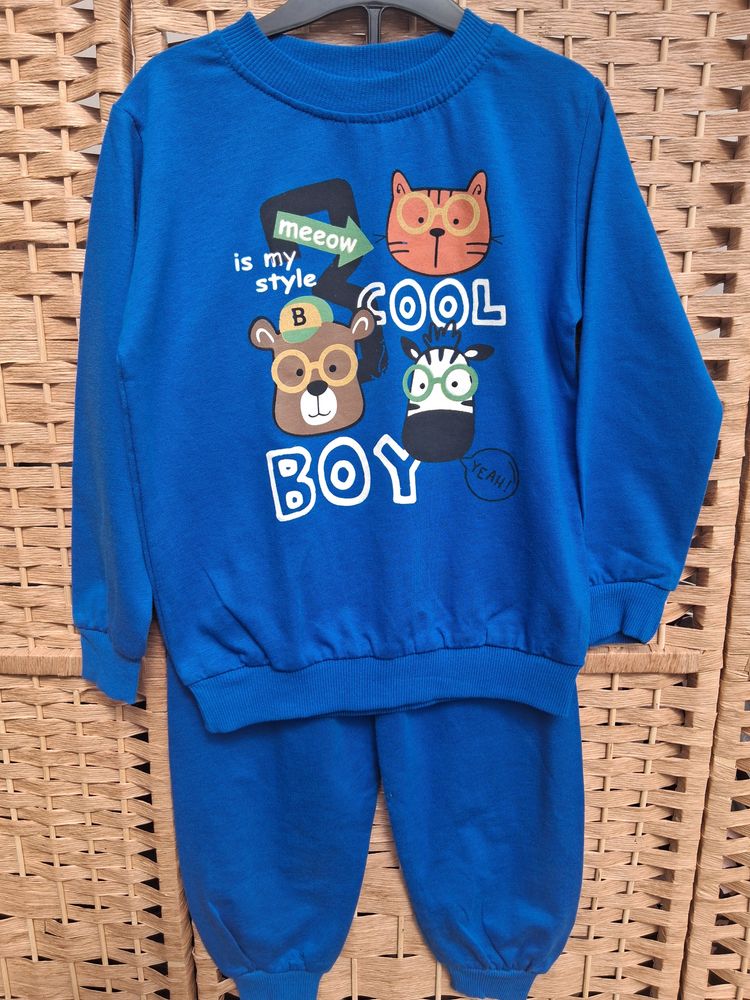 Immagine di Blue Kids Sweatshirt And Pants Set 8