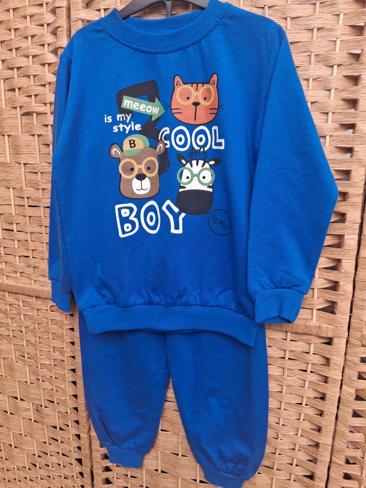 Immagine di Blue Kids Sweatshirt And Pants Set 2