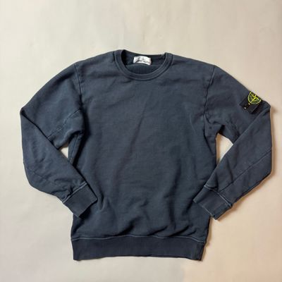Stone Island Navy Blue Sweatshirt- Medium