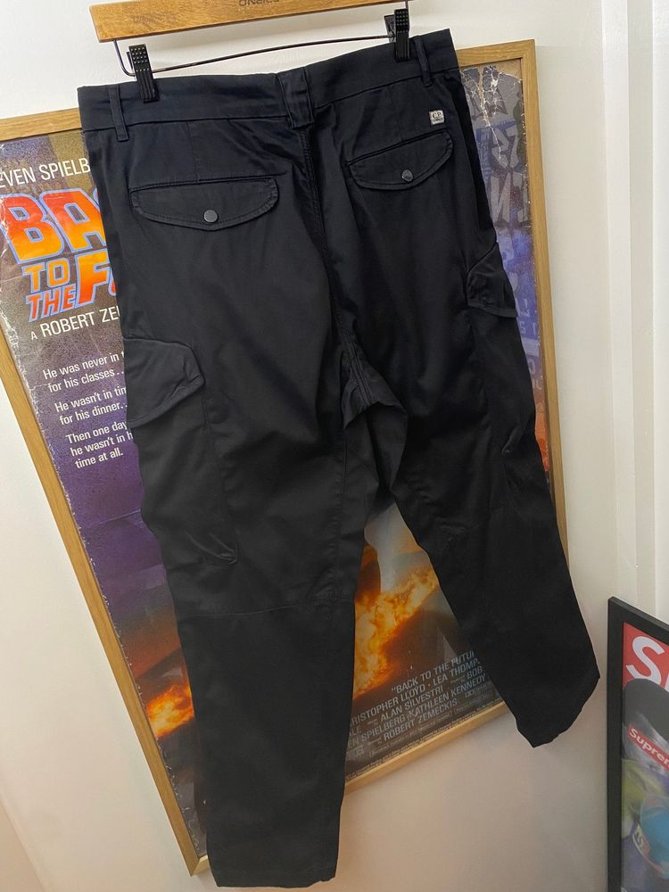 SS2023 C.P. Company Stretch Sateen Loose Fit Lensed Cargo Trousers image 6