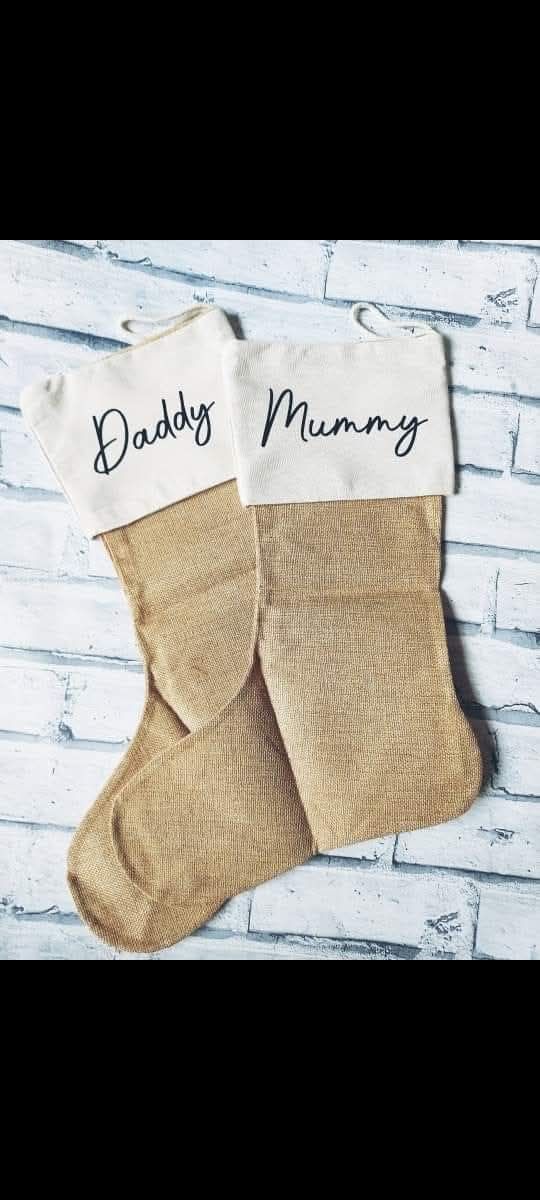 Christmas stocking personalised 