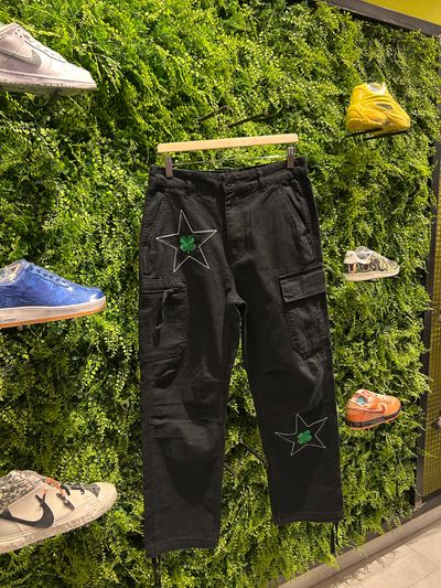 Converse x Patta Black Cargo Pants